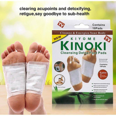 4 packet Kinoki Detox Foot Pads White (Original)